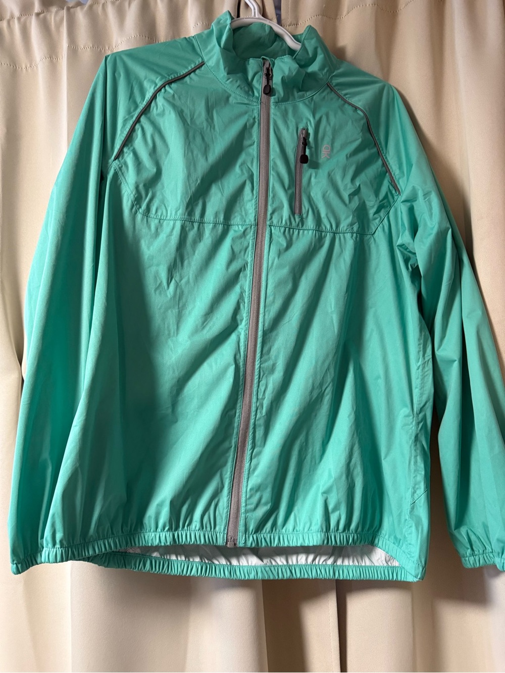 Women’s Lightweight Mint Green Windbreaker Rain Jacket